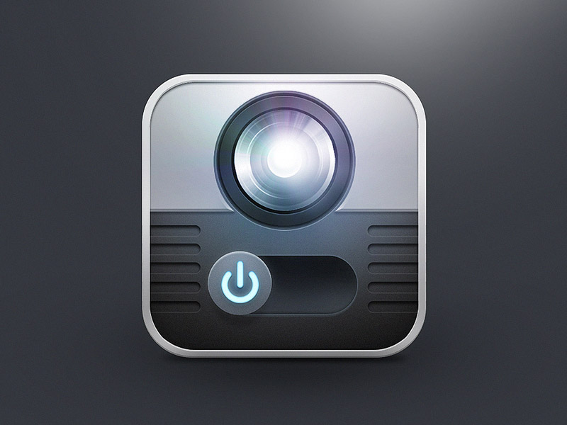 Flashlite Icon by Jonny Miles on Dribbble