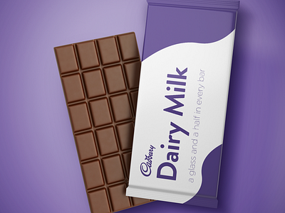 Cadbury Dairy Milk Rebrand design