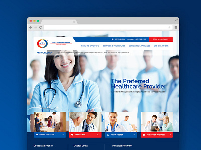 KPJ Damansara Website Portal feezixora hafizsafie kpj kpjdamansara webdevelopment