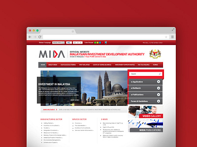 Malaysian Investment Development Authority Web Portal malaysia government mida