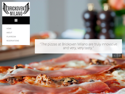 Brickoven Milano Homepage