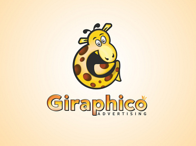 Giraphico Advertising advertising badge branding design giraffe graphics icon identity illustration illustrator logo logotype