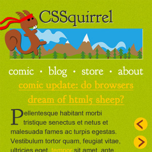 CSSquirrel Mobile Redesign