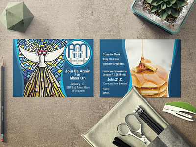 Post Card Mockup Design advertising birthday party invitation card invite post card postcard