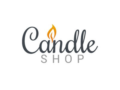 Candle Shope Logo candle logo candle shope logo graphics design logo logo designer logodesign