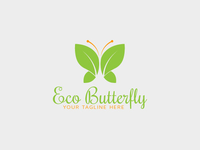 Eco Butterfly Logo butterfly butterfly logo eco butterfly logo eco logo graphicdesign logo logodesign