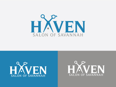 Haven Salon Logo Design.. flat logo graphicdesign logo design minimalist logo salon logo spa logo wordmark logo