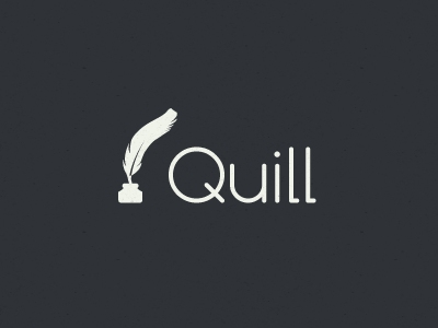Quill.org [logo] clean designer freelance logo minimalistic no frills quill simple website logo