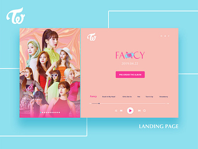 TWICE Fancy You / Landing Page