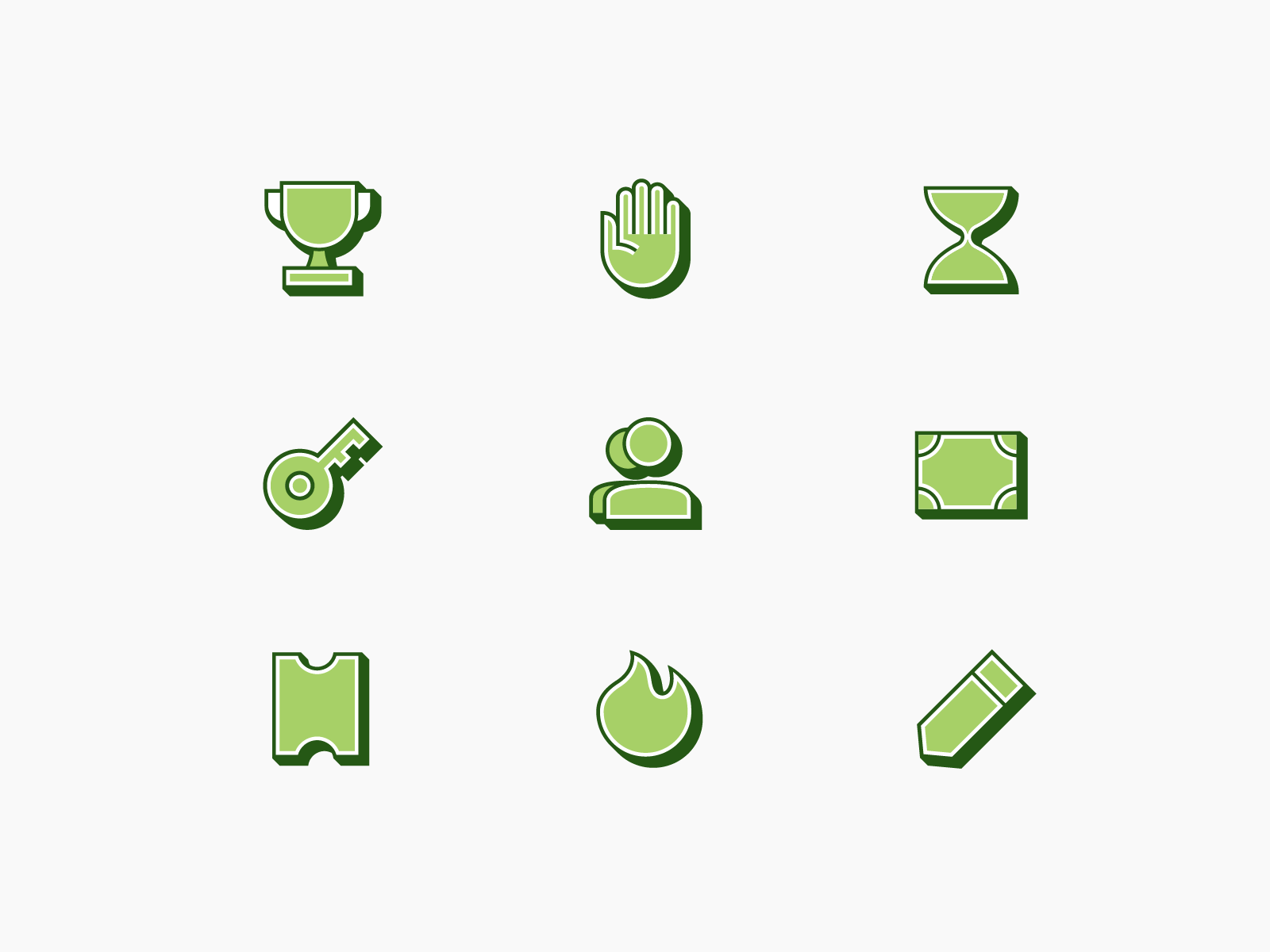 Maven marketing icons by Jeremy Reiss on Dribbble