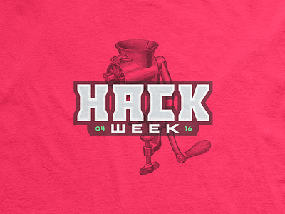 Hack Week custom design grinder hack twitter typography