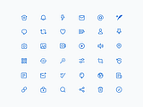 Twitter Redesign: Icons by Jeremy Reiss for Twitter Design on Dribbble