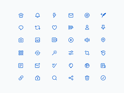 Twitter Redesign: Icons