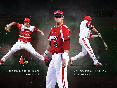 Brendan Mckay baseball cardinals hitter kentucky louisville photoshop pitcher sports