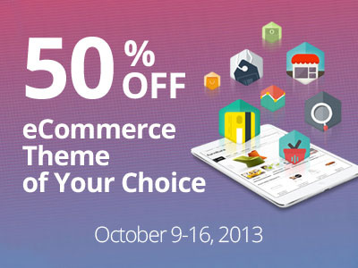 50% OFF eCommerce Promo Banner