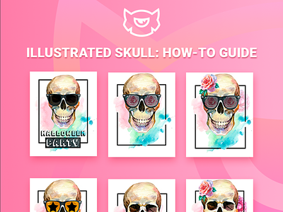 Get Ready for Halloween with Skull Illustration