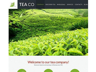 Tea Shop HTML Template