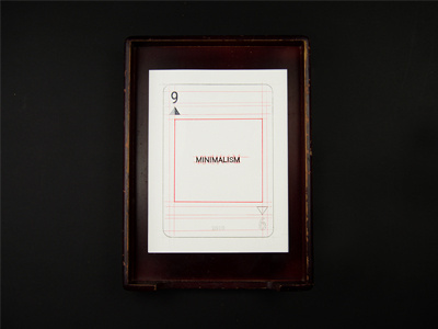 Minimalism Sketch minimalism playing cards spades web design web trends