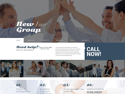 Free WordPress Theme for Consulting Firm consulting company website wordpress