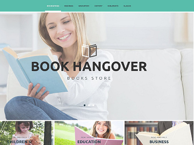 Free PrestaShop Theme for Book Website