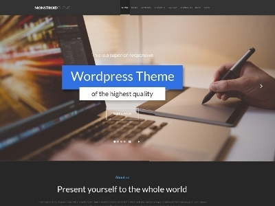 Monstroid: New Premium Business WP Theme monstroid template theme website wordpress
