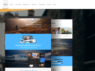 Monstroid Landing Page Template