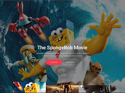 Movie Responsive Website Template