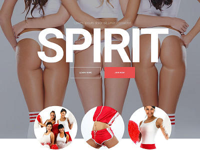 Cheerleaders WordPress Theme blog monstroid sport wordpress theme