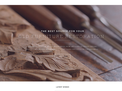 Antique Restoration Website Template