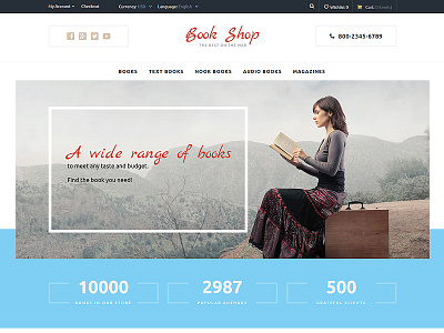 Book Shop OpenCart Template