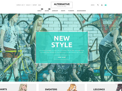 Alternative Style PrestaShop Theme