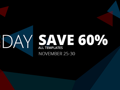 Holiday's Sale! 60% OFF for All Themes