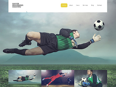 Soccer Responsive Website Template coaching html5 soccer sport template