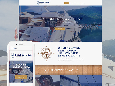 Yacht Charter Website Template