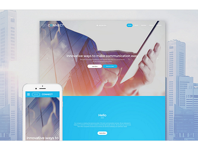 ISP Responsive Website Template #58243 company corporate html html5 template