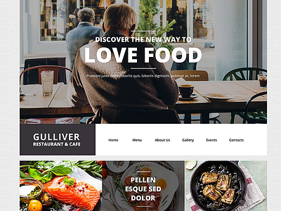 Gulliver WordPress Theme #55438 cafe food restaurant wordpress theme