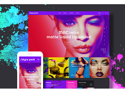 Style Park WordPress Theme #58377 blog cosmetics fashion wordpress theme