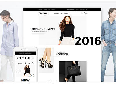 Clothes Store Magento Theme #57789 clothes store ecommerce theme fashion store magento