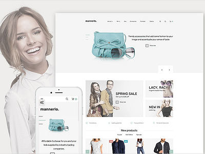 Mannerlo - Apparel Responsive PrestaShop Theme #58896 clothes ecommerce fashion online store prestashop theme