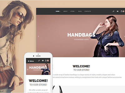 Handbags WooCommerce Theme #58826 ecommerce online store woocommerce theme