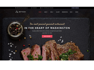 Bettaso WordPress Theme #58667 blog cafe food restaurant wordpress theme