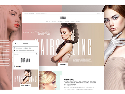 Durand WordPress Theme beauty salon fashion blog hair salon wordpress theme