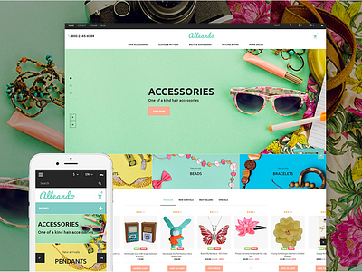 Alleando - Decor & Accessories PrestaShop Theme #60017 accessories online shop decor website prestashop template