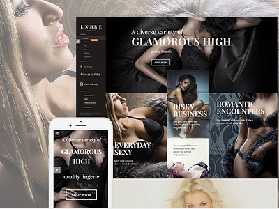 35% OFF for the Lingerie Responsive Shopify Theme