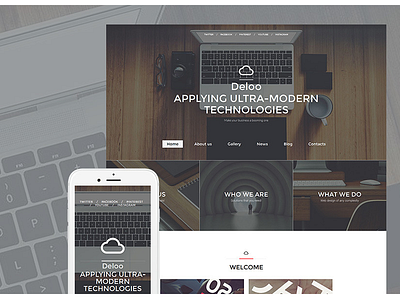 Web Design Responsive Moto CMS 3 Template #59104