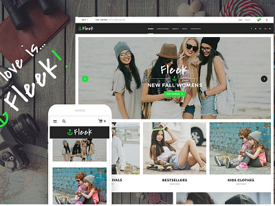 Fleek - Urban Fashion Store WooCommerce Theme with 26% Discount beauty ecommerce fashion woocommerce