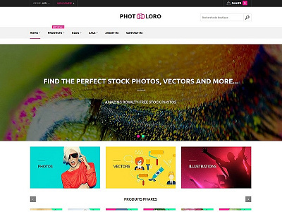PhotoLoro Shopify Theme design ecommerce photography shopify