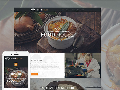 Italian Restaurant MotoCMS 3 Template with 30% Discount food italian restaurant moto cms restaurant