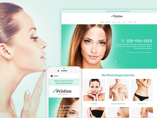 Plastic Surgery Template designs themes templates and downloadable