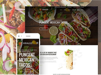 Hidalgo - Mexican Food Restaurant WordPress Theme food mexican restaurant restaurant wordpress